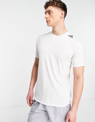 adidas Training Design 4 Sport t-shirt in white
