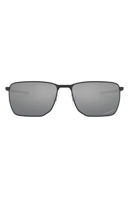 Oakley Ejector 58mm Navigator Sunglasses in Satin Black/Prizm Black