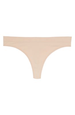 NORDSTROM Bare Seamless Thong in Pink Hero