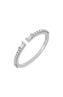 Bony Levy Gatsby Diamond Cuff Band Ring in 18K White Gold