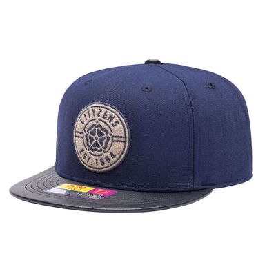 FAN INK Men's Navy Manchester City Swatch Fitted Hat