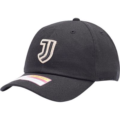 FAN INK Men's Black Juventus Swatch Adjustable Hat