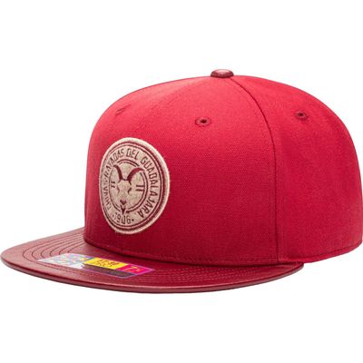 FAN INK Men's Red Chivas Swatch Fitted Hat