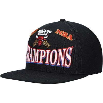 Men's Mitchell & Ness Black Chicago Bulls Hardwood Classics 1997 NBA Champions Snapback Hat