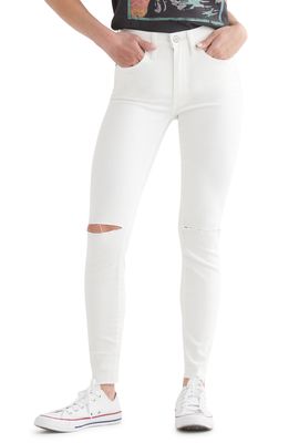 Lucky Brand Bridgette High Rise Skinny Jeans in Bright White Dest Ct