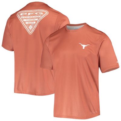 Men's Columbia Texas Orange Texas Longhorns Terminal Tackle Omni-Shade T-Shirt in Burnt Orange