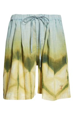 Story mfg. Men's Bridge Seafoam Clamp Organic Cotton Shorts
