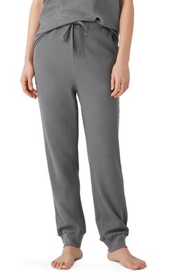 EILEEN FISHER SLEEP wear The Slow Stretch Organic Cotton Thermal Joggers in Ash