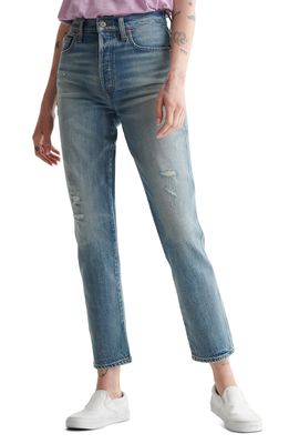 Lucky Brand Drew High Rise Mom Jeans in Marine