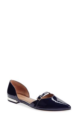 Linea Paolo Demi d'Orsay Flat in Marine Blue