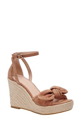 kate spade new york tianna espadrille wedge sandal in Medium Biscotti