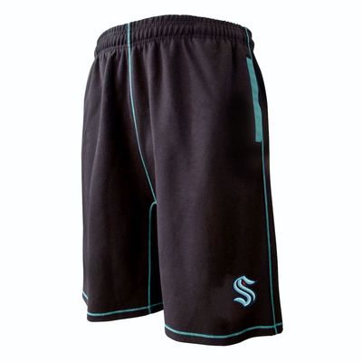 PROFILE Men's Black Seattle Kraken Big & Tall French Terry Shorts