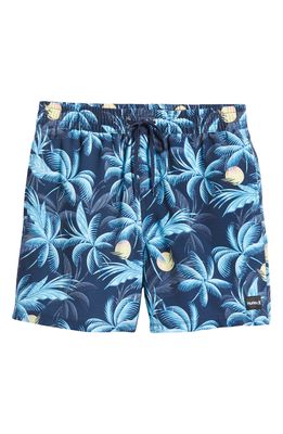 Hurley Cannonball Volley Swim Trunks in Obsidian