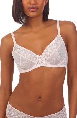 DKNY Pure Lace Unlined Bra in Pearl Cream