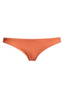 Toteme Mini Recycled Polyamide Blend Bikini Bottoms in Burnt Orange