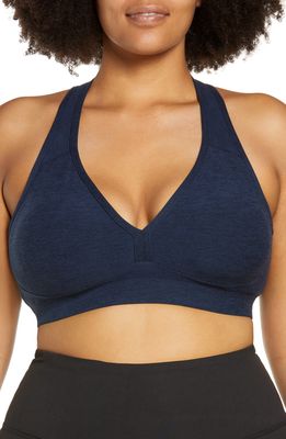 Beyond Yoga Lift Your Spirits Sports Bra in Nocturnal Navy