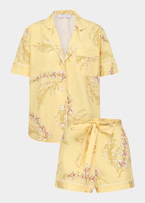 Field Short Cotton Pajama Set
