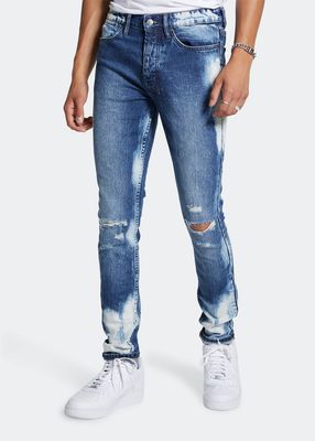 Men's Van Winkle Bleached Skinny Jeans