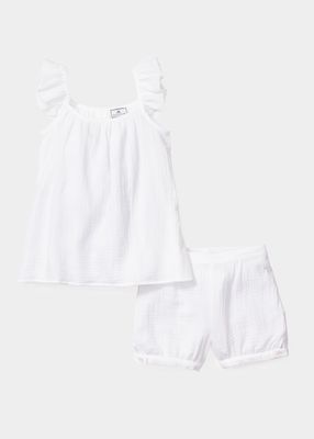 Girl's Amelie 2-Piece Shorts Set, Size 6M-14