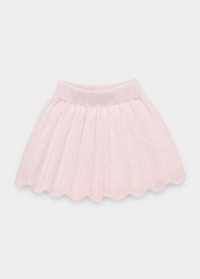 Girl's Knit Chevron Skirt, Size 5-10