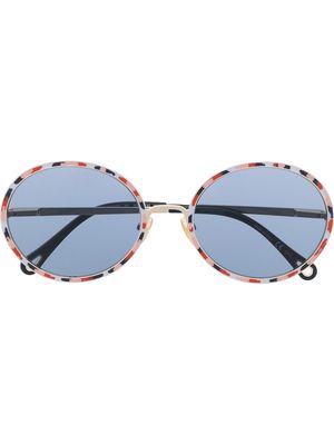 Chloé Eyewear Vitto round-frame sunglasses - Blue