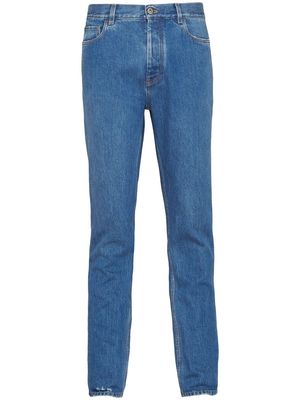 Prada mid-rise slim-cut jeans - Blue