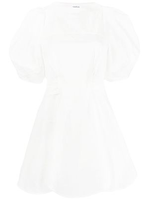 Enföld cotton puff-sleeve blouse - White