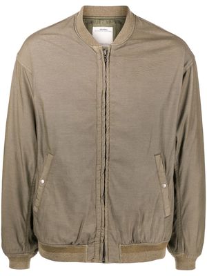 visvim zipped bomber jacket - Green