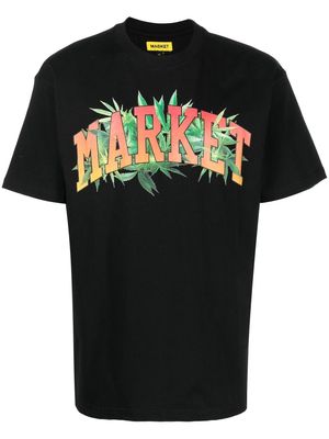 MARKET logo-print short-sleeve T-shirt - Black