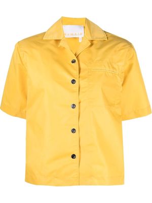 REMAIN button-up short-sleeved shirt - Yellow