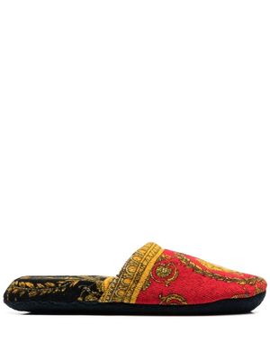Versace I Heart Baroque slippers - Red