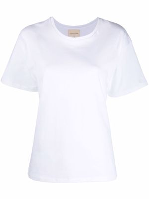 Loulou Studio drop-shoulder cotton T-shirt - White
