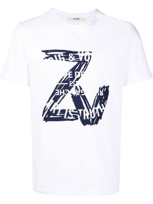 Zadig&Voltaire Tommy logo-print T-shirt - White