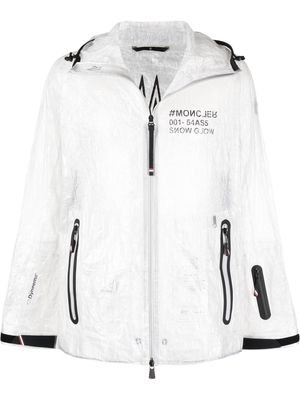 Moncler Grenoble Day-Namic hooded rain jacket - White