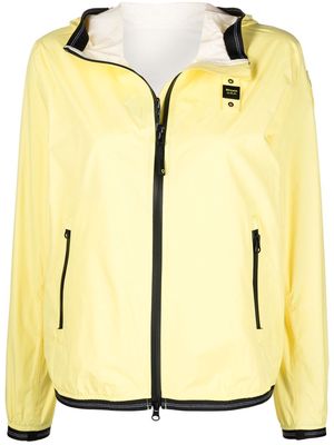 Blauer contrast-trimmed track jacket - Yellow