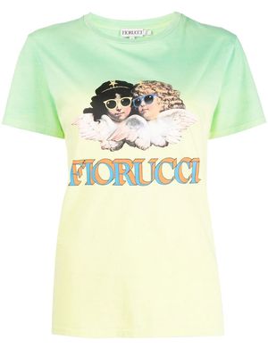 Fiorucci graphic-print short-sleeved T-shirt - Yellow