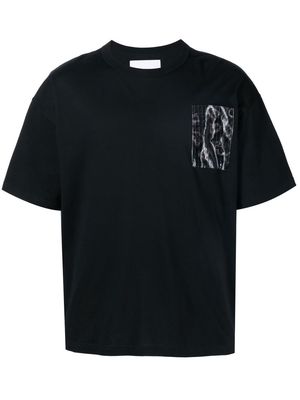 Yoshiokubo Shogi film-pocket T-shirt - Black