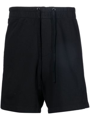 James Perse elasticated-waistband Terry shorts - Black