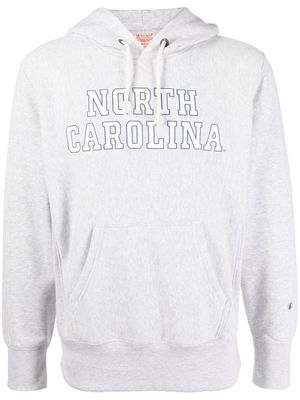 Champion North Carolina-print drawstring hoodie - Grey