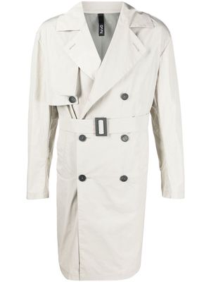 Hevo double breasted trench coat - Neutrals