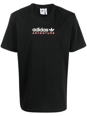 adidas logo-print short-sleeved T-shirt - Black