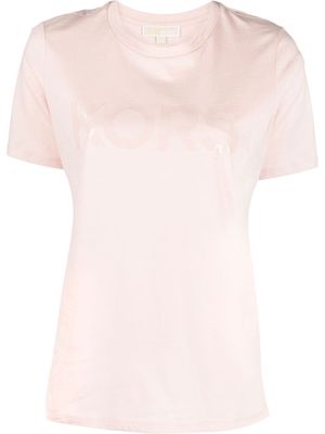 Michael Michael Kors logo-print organic cotton T-shirt - Pink