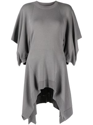 Enföld asymmetric-hem blouse - Grey