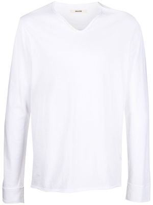 Zadig&Voltaire Monastir Henley T-shirt - White