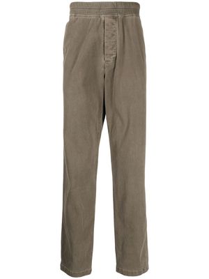 James Perse elasticated-waist chino trousers - Green