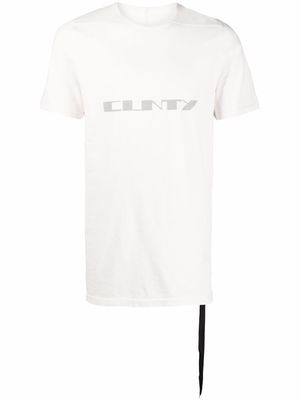 Rick Owens DRKSHDW slogan-print cotton T-shirt - Neutrals