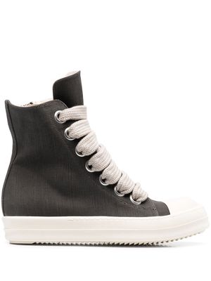 Rick Owens DRKSHDW high-top lace up sneakers - Grey
