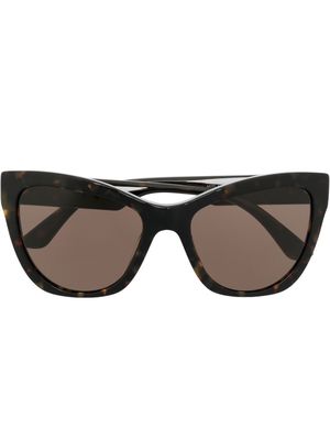 Versace Eyewear cat-eye frame sunglasses - Brown