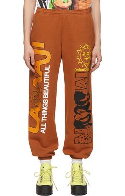 Online Ceramics Orange Laraaji Lounge Pants