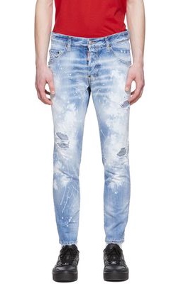 Dsquared2 Blue Wash Jeans